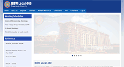 Desktop Screenshot of ibew440.org
