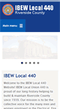 Mobile Screenshot of ibew440.org